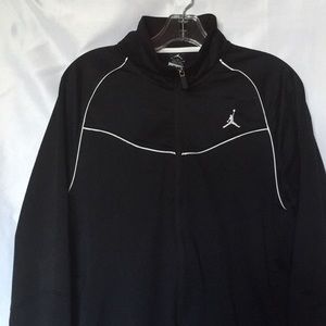 Black and White Jordan Zip Up